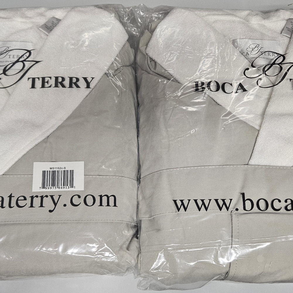 (2) Luxury Spa Bathrobes NWT